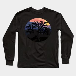 Pigs in sunset Long Sleeve T-Shirt